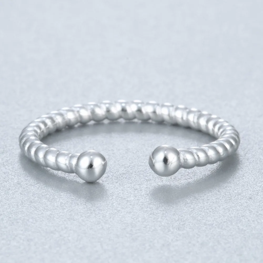 Kinitial волнистое кольцо для женщин с изменяемым размером пальца маленькие двойные