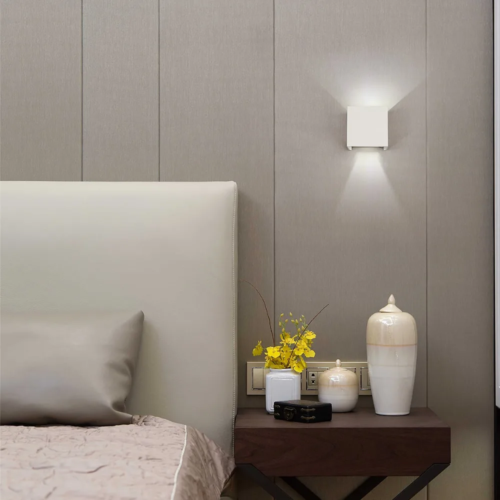 Современный светодиодный настенный уличный светильник с регулируемым углом