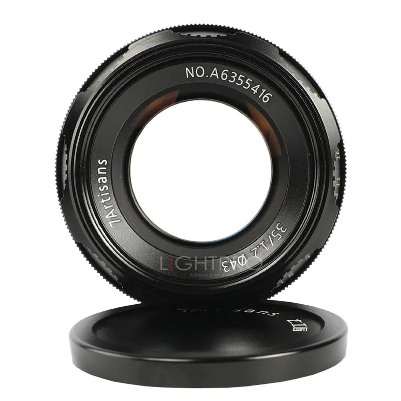 Объектив 7artisans 35 мм F1.2 Prime для Sony E mount/Fuji XF беззеркальная камера ручная фокусировка