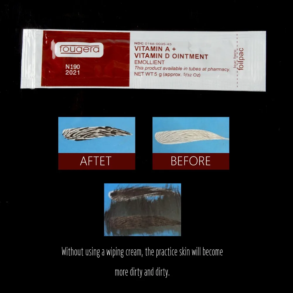 

20 шт./лот микроблейдинг крем для ухода лосьон против шрамов Витаминная мазь для татуировок боди-арт Перманентный макияж товары для татуиров...