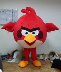 2014 Новый Прочный костюм талисмана Angry Red Bird Бесплатная доставка | Тематическая
