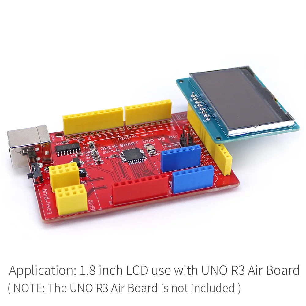 Монохромный экран с ЖК дисплеем OPEN SMART 3 В 1 8 дюйма 128*64 серийный SPI для Arduino Nano Pro