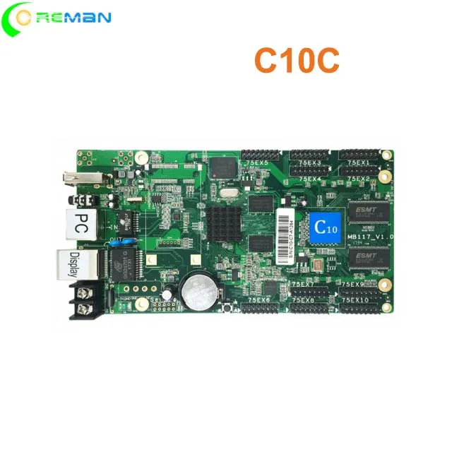 Контроллер светодиодного дисплея RGB HDC10C/C10 USB + lan светодиодный контроллер для