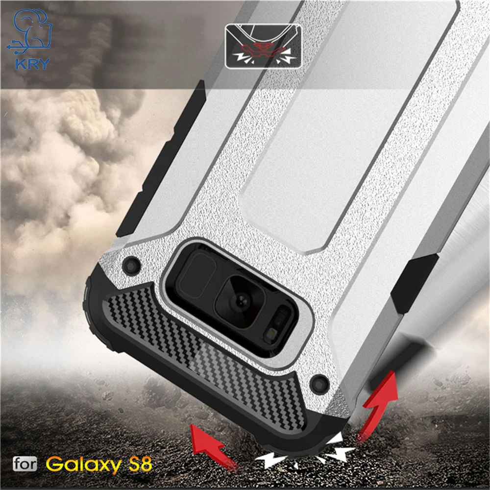 KRY Soft TPU Phone Cases for Samsung Galaxy S8 Plus Case Plastic Armor Cover For Anti Knock Capa Coque |