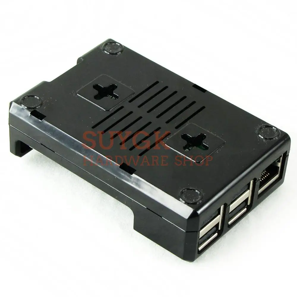 Черный чехол + для Raspberry PI 2 PI3 model B 3B пластиковый корпус из АБС пластика