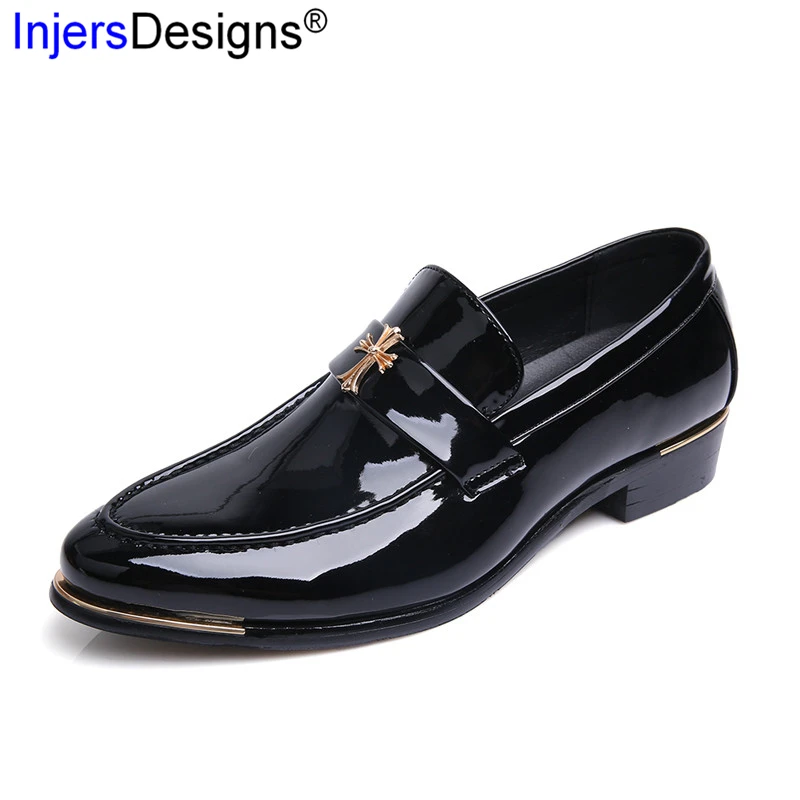 Мужские модельные туфли с острым носком сезон весна-лето фирменный дизайн