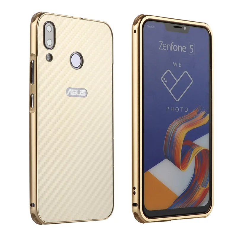Чехол для Asus Zenfone 5 ZE620KL чехол 5Z ZS620KL из углеродного волокна металлический 2 в 1