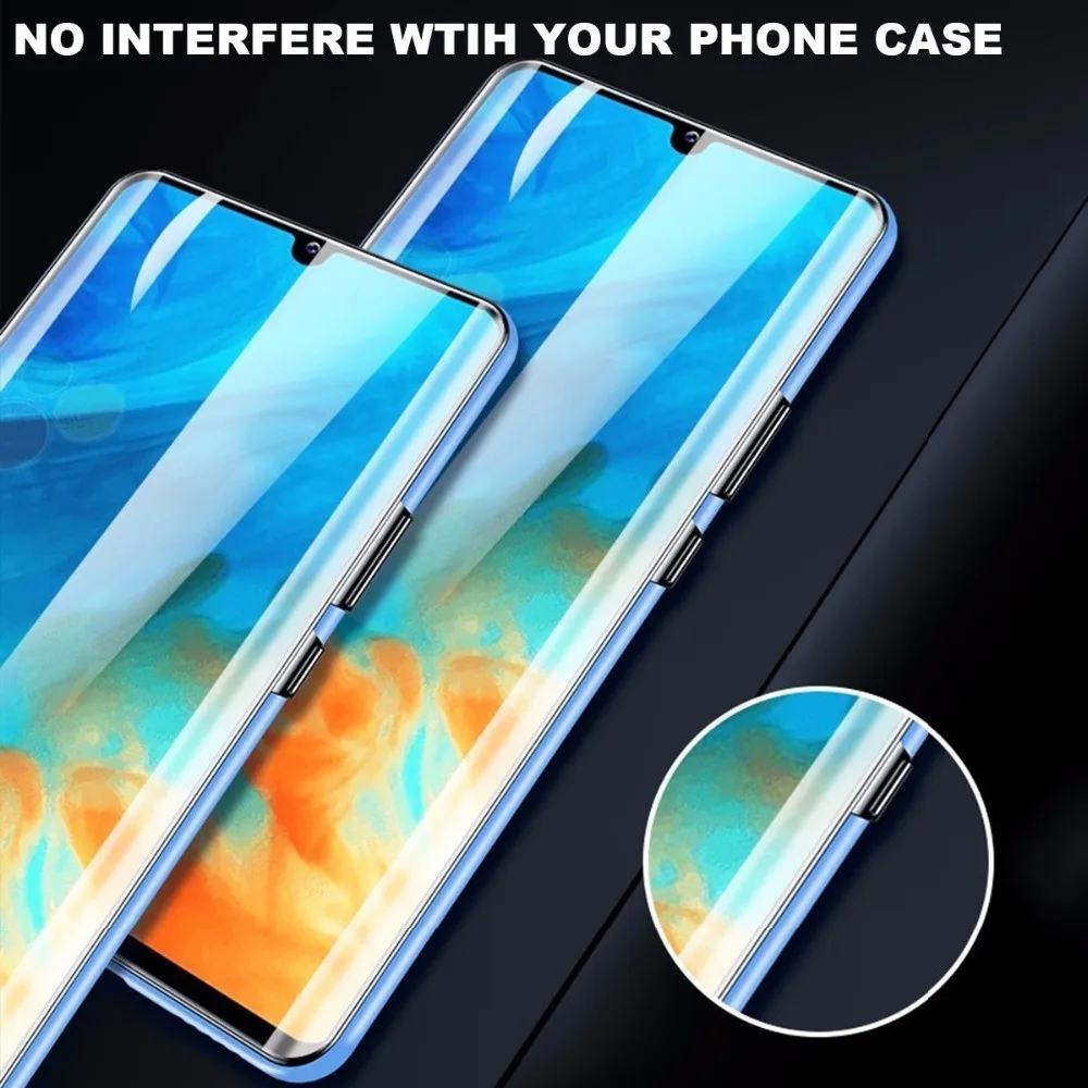 Передняя и задняя 31D полноэкранная Защитная пленка для Huawei P30 P40 Pro Honor 8X 20 30 9X S Lite