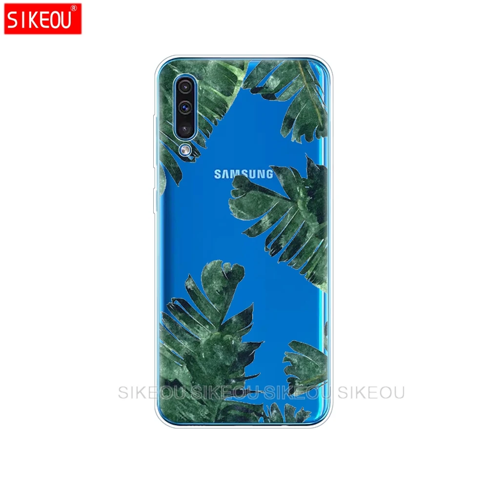 Для samsung Galaxy A50 силиконовый прозрачный Футляр задняя крышка чехол для телефона для samsung A50 A505 A505F SM-A505F мягкий чехол 6,4" - Цвет: 33775