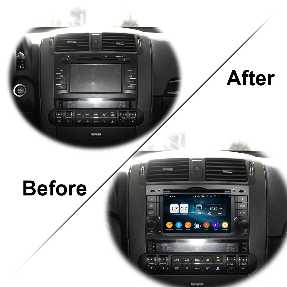 Автомагнитола Owtosin мультимедийный видеоплеер навигация GPS Android 9 0 для Kia mohas Borrego 2008