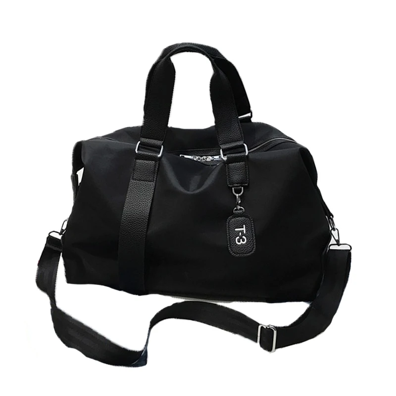 Black Wobag, нейлоновая сумка для фитнеса, дорожная сумка для мужчин и женщин, повседневная сумка для движения, новая Большая вместительная уличная спортивная сумка - Цвет: Black
