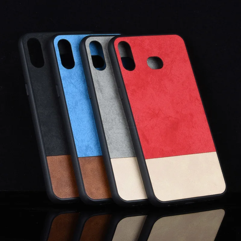 New Fashion Cowboy leather Back Cover For Samsung Galaxy A6s Case Silicone Soft Edge TPU Inside Cute Mobile Phone Bags Fundas | Мобильные