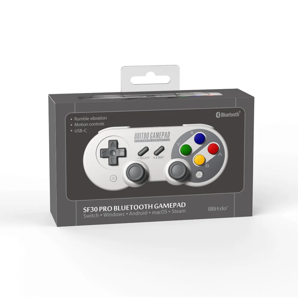 Беспроводной геймпад 8bitdo SF30 Pro/SN30 Pro игровой контроллер с джойстиком для Windows Android