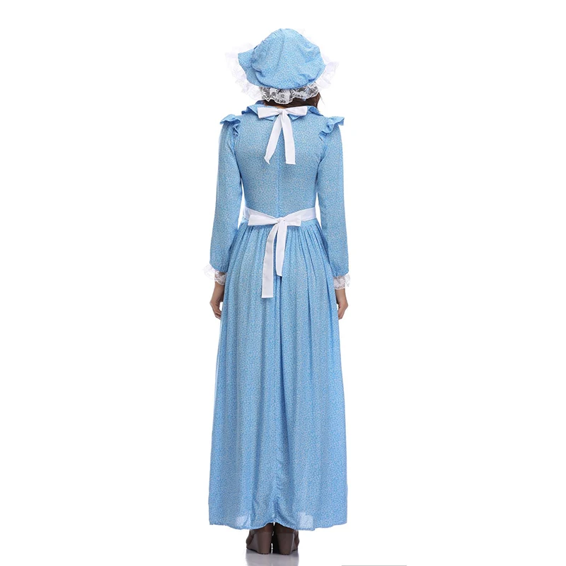Костюм эпохи Возрождения национальных пастырской Стиль платье для взрослых Для