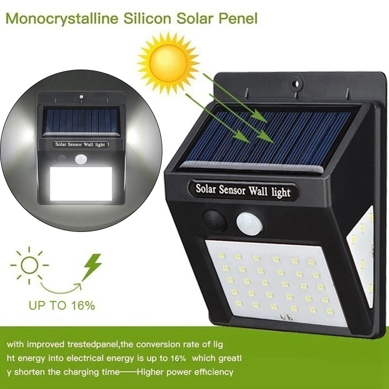2019 Wall Light Street Lamp Solar Durable Eco-Friendly Induction Drop Shipping Walkway Lights for Garden | Лампы и освещение