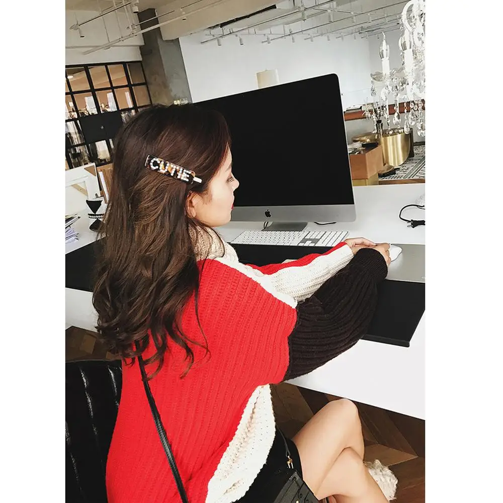 Заколки для волос M MISM 1 шт. модные заколки в виде леопарда женские из твердого