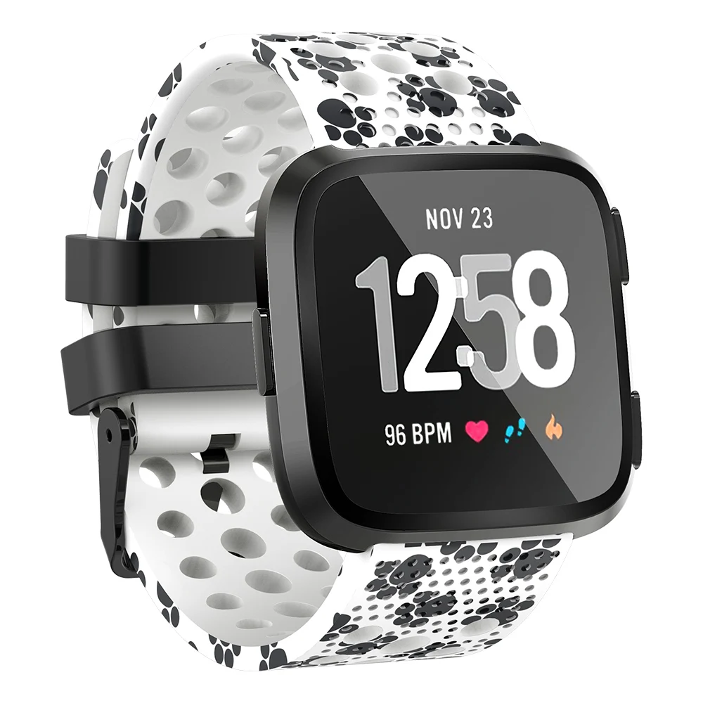 Baaletc 3 упаковки для Fitbit Versa полос замена наручные Смарт-часы ремешок для correa fitbit versa 2 декоративный узор ремешка