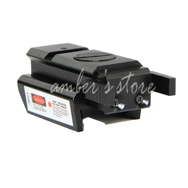 Тактический охотничий мини красный точечный лазерный прицел для пистолета с