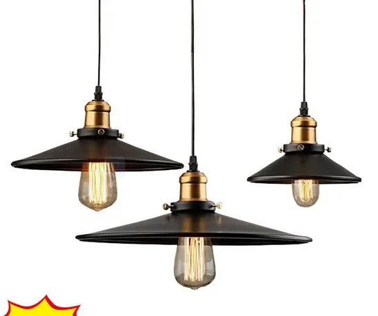 Американский кантри светодиодный потолочный светильник в стиле ретро