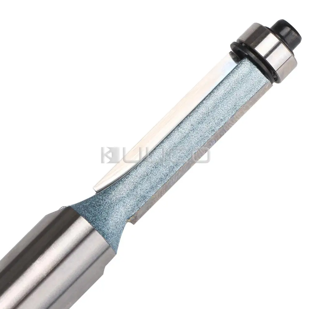 5 PCS/LOT Woodworking Tools/Lengthened Flush Trim Router Bits with Bearing Milling Cutter for plastics/carbon fiber/MDF/wood etc |