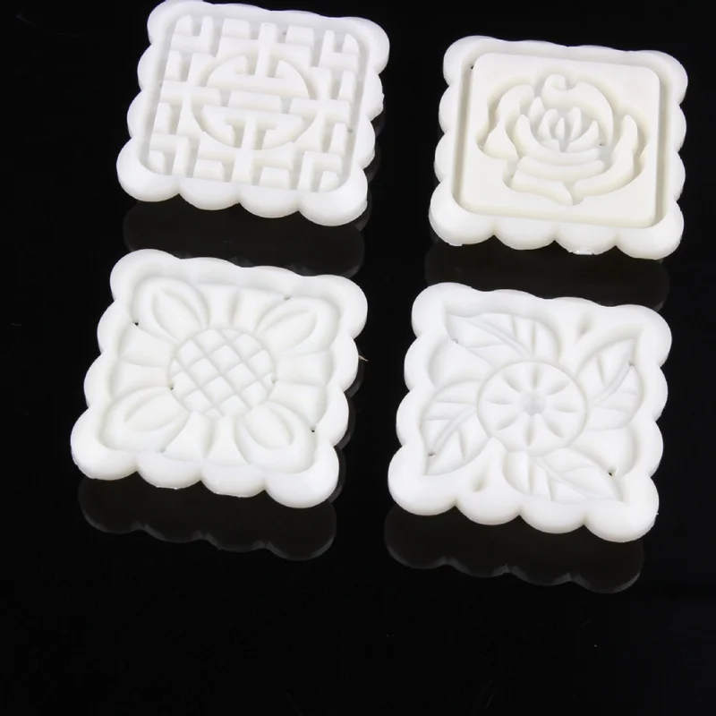 DIY ручной прессованный лунный торт форма для кухни кондитерский Mooncake 5 шт