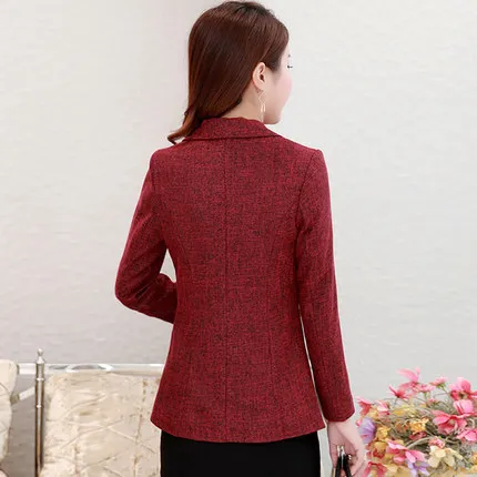 Новинка Весна 2019 тонкий женский маленький костюм Slim was с длинными рукавами