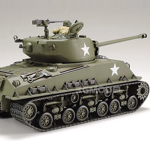 Тамия 1:35 масштаб бак в сборе модель US Sherman M4A3E8 бака строительный комплект Военная