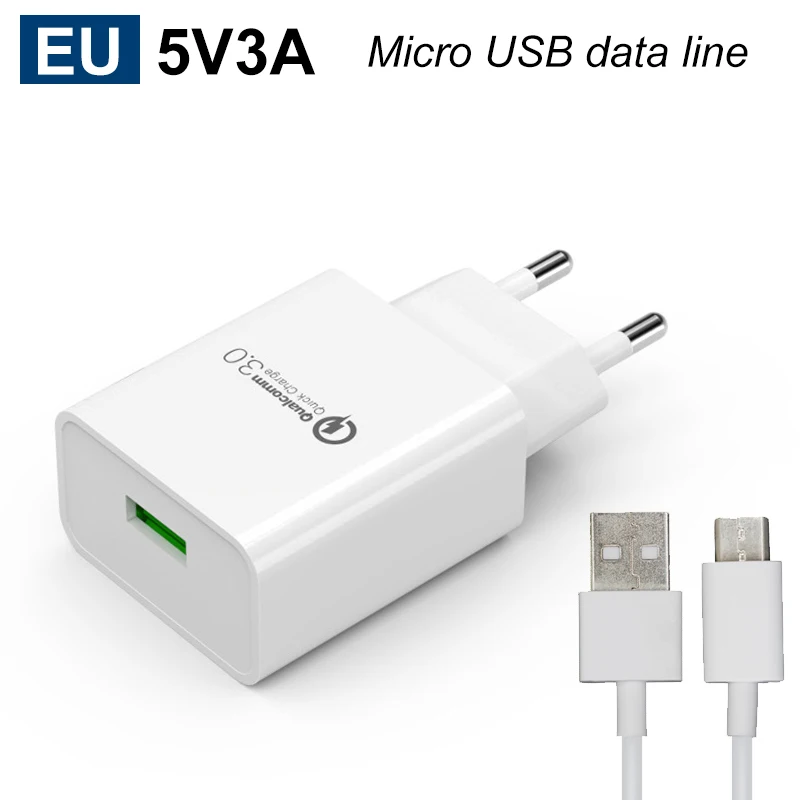 YILIZOMANA быстрое зарядное устройство Быстрая зарядка USB QC 3,0 EU US Разъем для iPhone 6 7 8 X XS Xiaomi Mi 8 HuaWei mate 20 Pro Зарядка для телефона