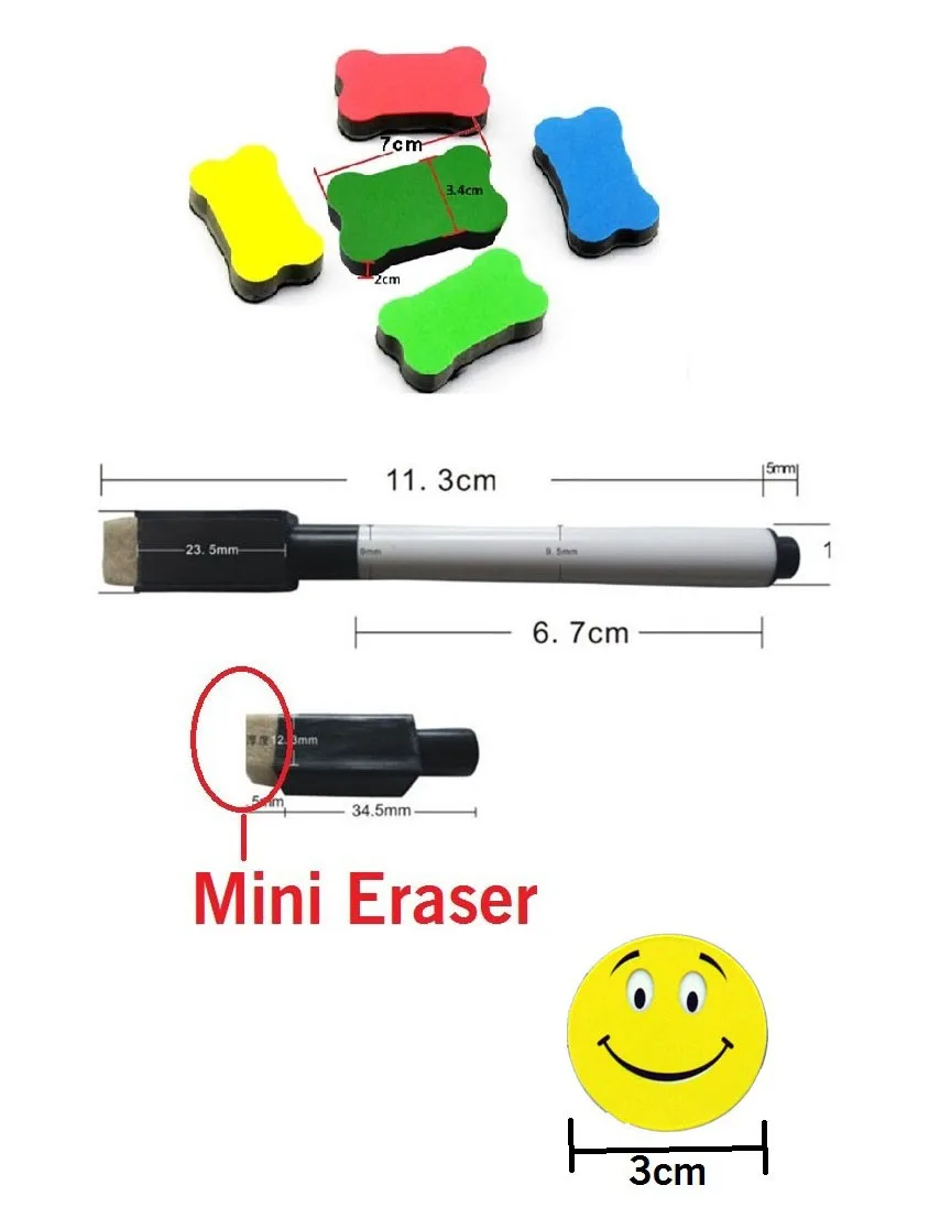 A1 Size 594x841mm Magnetic Whiteboard Fridge Magnets Presentation Boards Home Kitchen Message Writing Sticker 3 pen | Канцтовары для