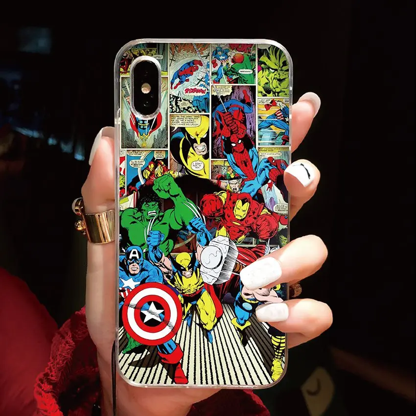 Мягкие силиконовые чехлы из ТПУ для Wiko Lenny 5, 4, 3, Jerry, Гарри, Sunny 2, 3 Plus, View 2 Go, XL, U Feel Lite, Marvel Comics