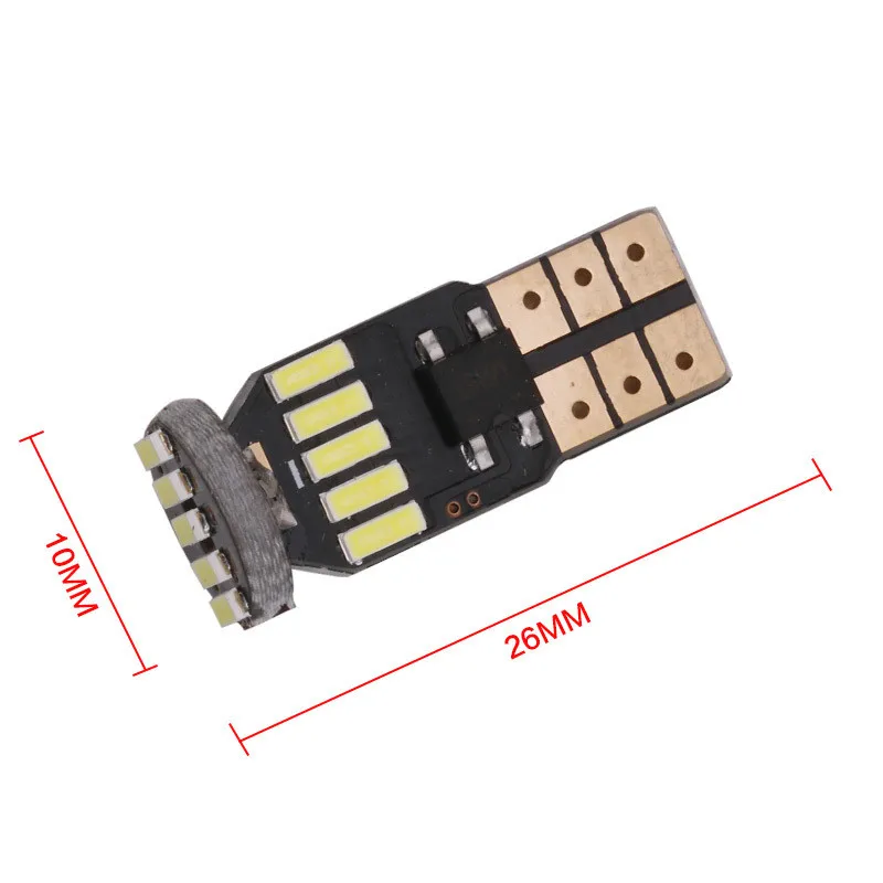 BRIDAY 2 шт. T10 501 194 W5W светодиодный 4014 15 Smd Светодиодная лампа с can-шиной автомобиля