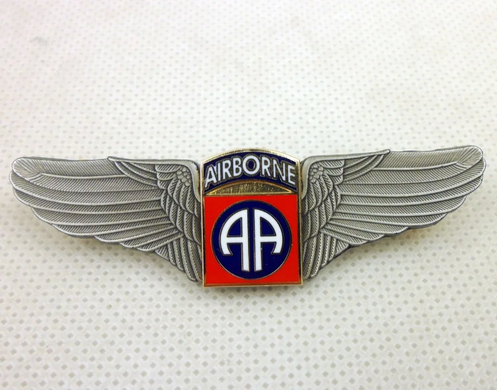 Американская армия 82nd воздушно-Капельное подразделение значок крылья булавка Insignia