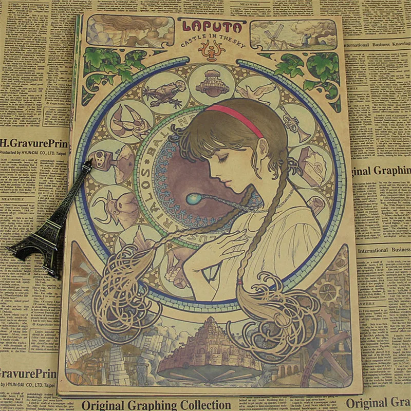 &quotHome decor крафт-бумага&quot &quotизвестный мультфильм Японского аниме&quot &quotдля кухней
