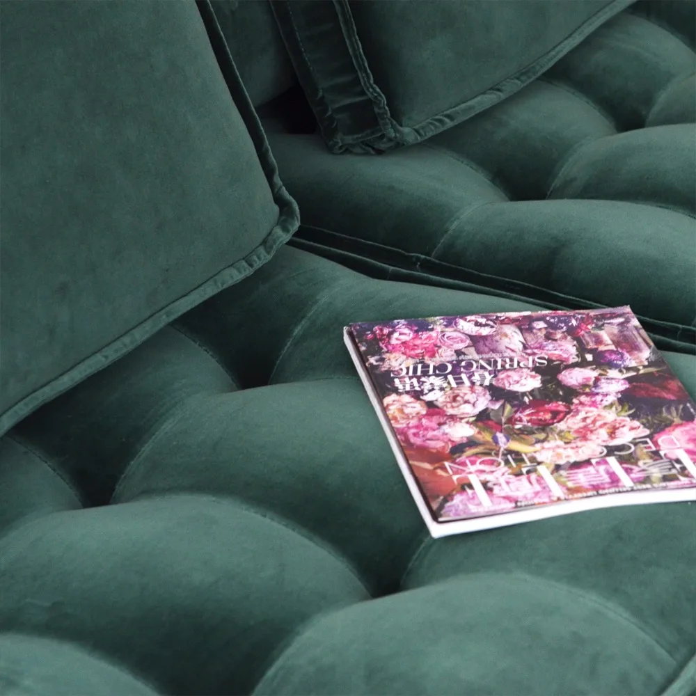 Европейский Стиль складной диван кровать завод высокое качество бархат L u