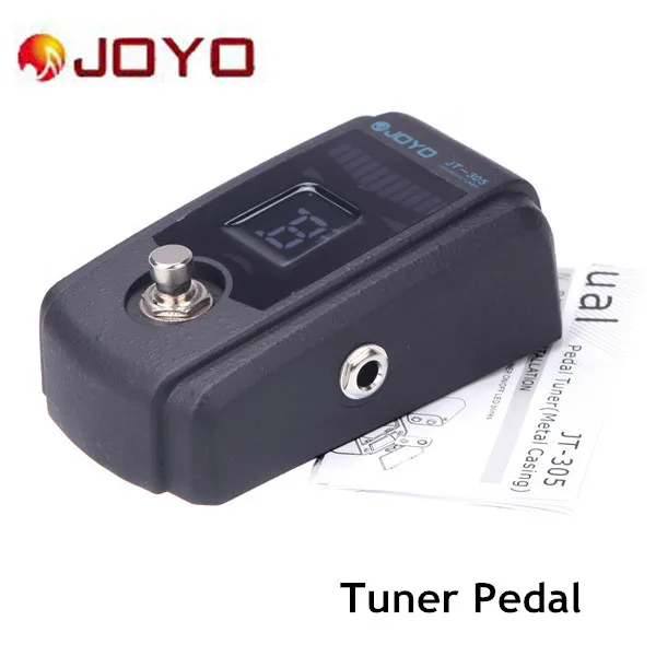 Педаль тюнера Joyo для гитары педаль с металлическим корпусом 4 режима отображения