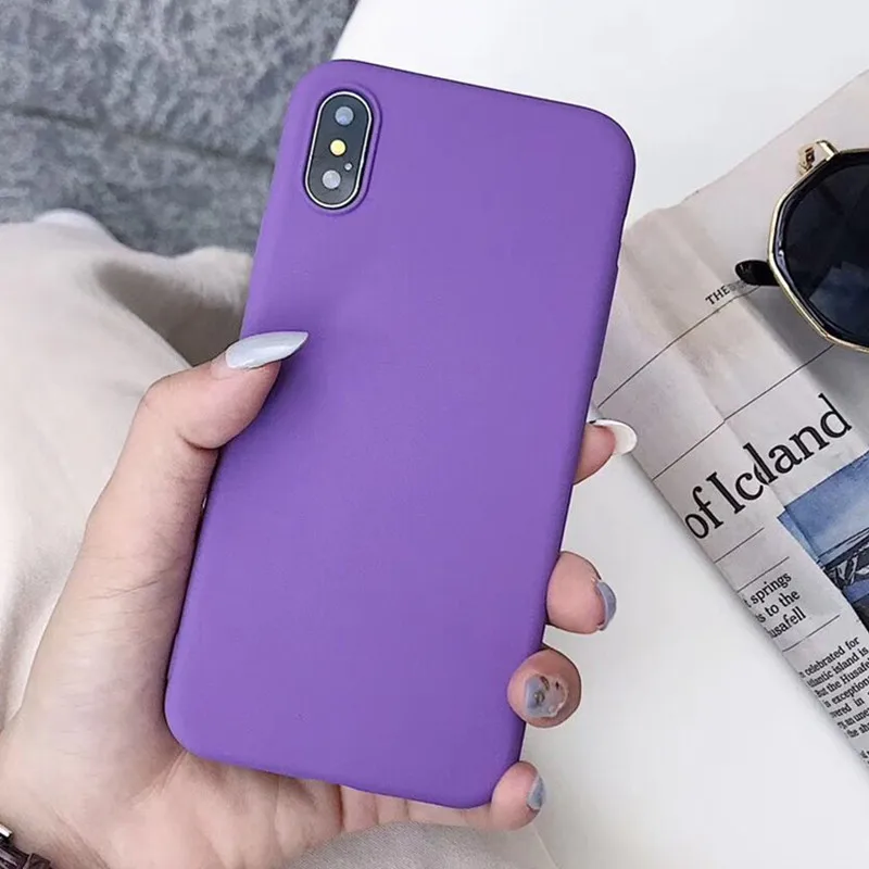 PP Роскошный песчаник матовый мягкий чехол для телефона для samsung Galaxy S6 S7 Edge S8 S9 S10 Plus Note 4 5 8 9 ультра тонкий скраб ТПУ чехол Капа - Цвет: PP
