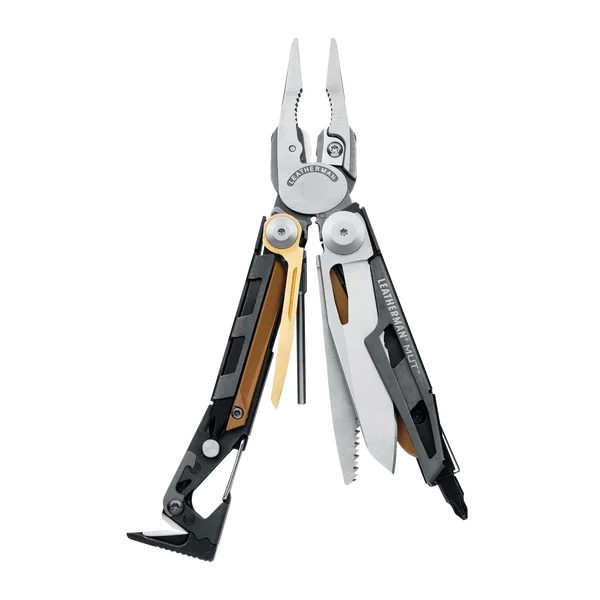 Мультитул LEATHERMAN-MUT/EOD с огнестрельным и EOD инструментами для техников, черный/серебристый с оболочкой MOLLE