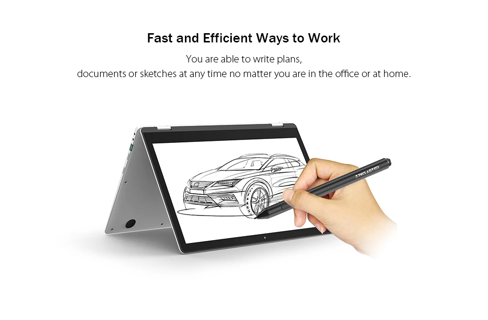 Teclast tl-t6 активный Стилус черный алюминиевый сплав только для Teclast F6 Pro F5R X4 X6 Ноутбук металлический легкий и портативный
