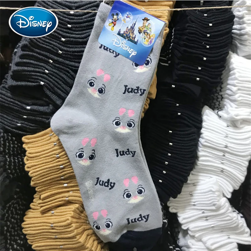 Симпатичные Мультяшные хлопковые носки Disney 2019 новый дизайн повседневные Мягкие |