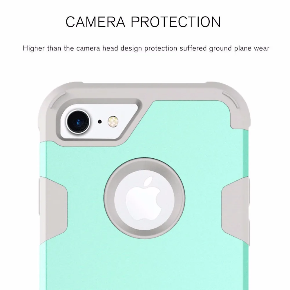 Роскошный противоударный чехол-Броня с роботом для iPhone 7, 6 S, 6 S Plus, 360, полный защитный чехол для iPhone7, 7 Plus, жесткий чехол для телефона