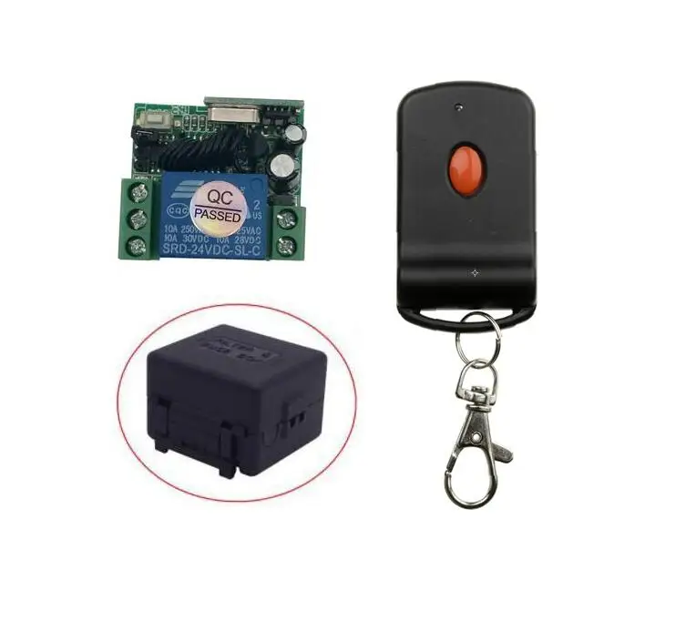 DC 24 V DC12V 1 реле 5A беспроводной пульт дистанционного управления переключатель для