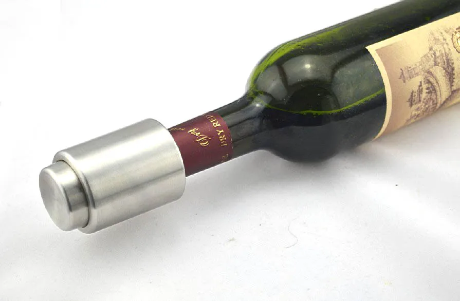

Kitchen Bar Barware Tools Stainless Steel Vacuum Wine Plug Bottle Stopper 2pc/lot