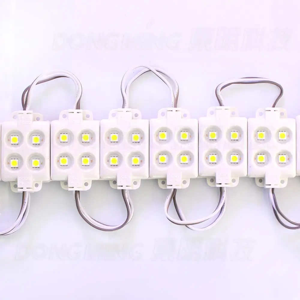 

Водонепроницаемые светодиодные модули Aixy SMD 5050 12В 4 LED холодного белого цвета