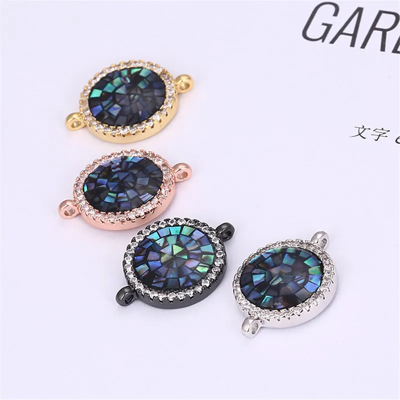 Круглый микро закрепка из фианита 18 мм * 14 мм|Ювелирная фурнитура и компоненты| |