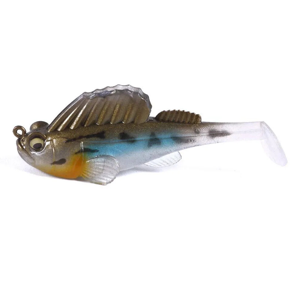 10 шт. свинцовая головка Swimbaits Мягкая приманка 3 дюйма 3/8 унций рыбалка на щуку