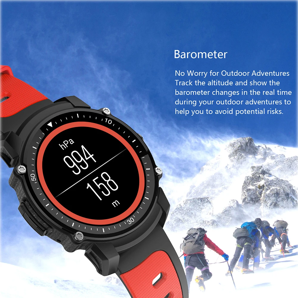 Bluetooth Smart Watch IP68 Водонепроницаемый gps компас спортивные наружный секундомер часы