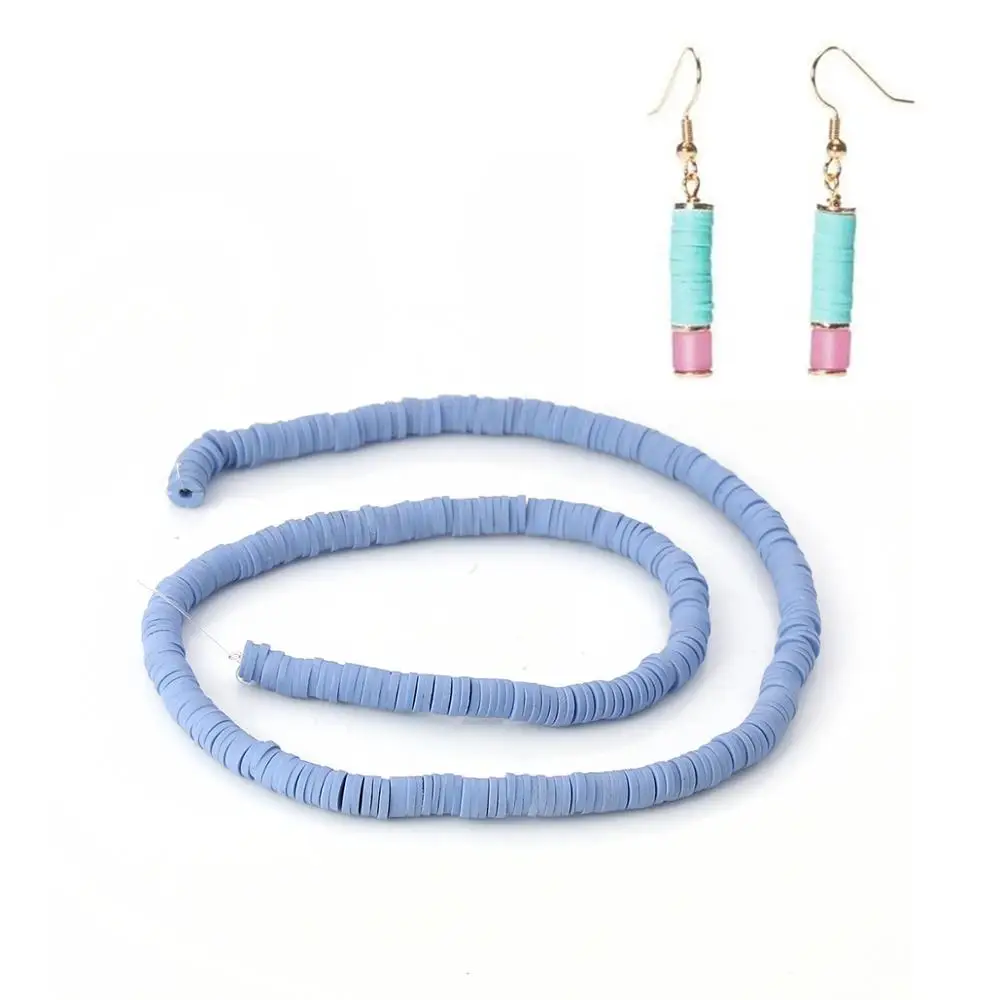 DoreenBeads 3 нити (300 шт./нить) полимерная глина Katsuki плоские бусины круглые для