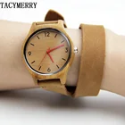 Женские бамбуковые часы ручной работы из 100% натурального материала, модные подарки с японским механизмом, кварцевые наручные часы с ремешком из натуральной кожи