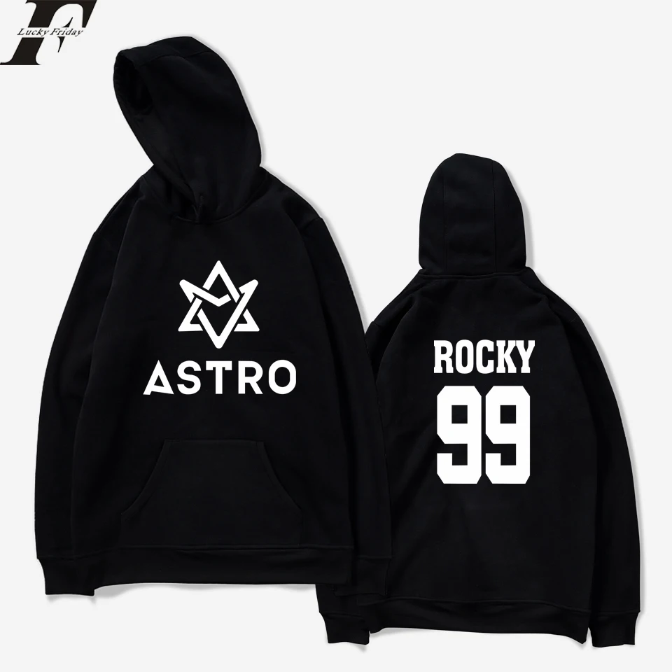 Толстовки LUCKYFRIDAYF 2018 ASTRO Kpop Moletom STAR Group Весенняя женская/мужская одежда в стиле