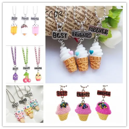 Ожерелье Best Friends Forever для детей 3 шт./компл.|bff necklace|necklace bestnecklace for children |